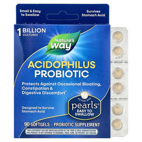 <img alt="Natures Way, Pearls, Acidophilus Probiotic, 1 Billion CFU, 90 Softgels" title="Natures Way, Pearls, Acidophilus Probiotic, 1 Billion CFU, 90 Softgels,763948042999"