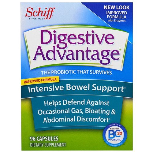 <img alt="Schiff, Digestive Advantage, Intensive Bowel Support, 96 Capsules" title="Schiff, Digestive Advantage, Intensive Bowel Support, 96 Capsules,815066001171"