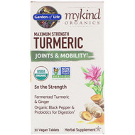 <img alt="Garden of Life, MyKind Organics, Maximum Strength Turmeric, Joints & Mobility, 30 Vegan Tablets" title="Garden of Life, MyKind Organics, Maximum Strength Turmeric, Joints & Mobility, 30 Vegan Tablets,658010121910"