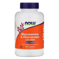 <img alt="Now Foods, Glucosamine & Chondroitin with MSM, 180 Capsules" title="Now Foods, Glucosamine & Chondroitin with MSM, 180 Capsules,733739031723"