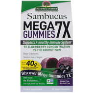 <img alt="Natures Answer, Sambucus Mega Gummies 7X, Black Elderberry, 30 Vegan Gummies" title="Natures Answer, Sambucus Mega Gummies 7X, Black Elderberry, 30 Vegan Gummies,083000262340"