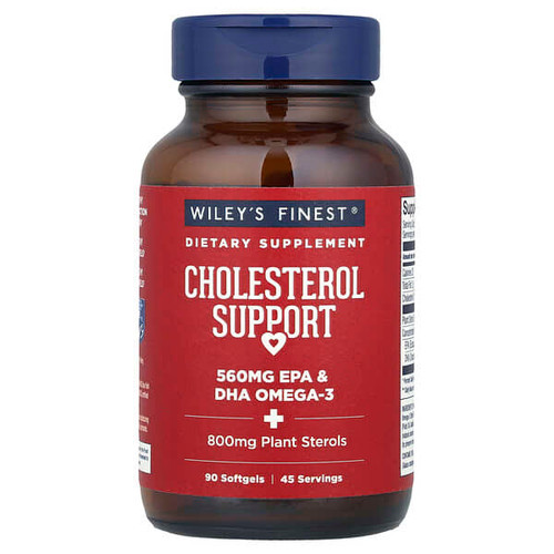 <img alt="Wileys Finest, Cholesterol Support, 90 Softgels" title="Wileys Finest, Cholesterol Support, 90 Softgels,857188004159"