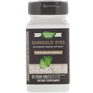 <img alt="Natures Way, Ginkgold Eyes, 60 Vegan Tablets" title="Natures Way, Ginkgold Eyes, 60 Vegan Tablets,033674152522"