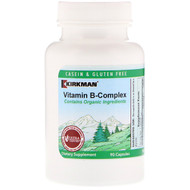 <img alt="Kirkman Labs, Organic Vitamin B-Complex, 90 Capsules" title="Kirkman Labs, Organic Vitamin B-Complex, 90 Capsules,812325024599"