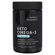 <img alt="Sports Research, Keto Omega-3 with Salmon Oil, 120 Softgels" title="Sports Research, Keto Omega-3 with Salmon Oil, 120 Softgels,023249012337"