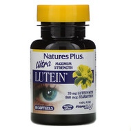 <img alt="Natures Plus, Ultra Lutein, Maximum Strength, 20 mg, 60 Softgels" title="Natures Plus, Ultra Lutein, Maximum Strength, 20 mg, 60 Softgels,097467492653"