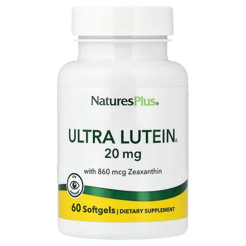 <img alt="NaturesPlus, Ultra Lutein , 20 mg, 60 Softgels" title="NaturesPlus, Ultra Lutein , 20 mg, 60 Softgels,097467492653"