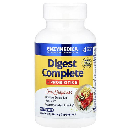 <img alt="Enzymedica, Digest Complete +Probiotics, 90 Capsules" title="Enzymedica, Digest Complete +Probiotics, 90 Capsules,670480130414"