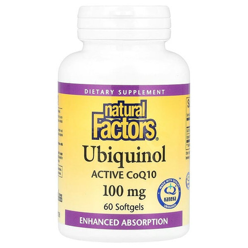 <img alt="Natural Factors, Ubiquinol, Active CoQ10, 100 mg, 60 Softgels" title="Natural Factors, Ubiquinol, Active CoQ10, 100 mg, 60 Softgels,068958207261"