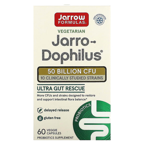 <img alt="Jarrow Formulas, Jarro-Dophilus, 50 Billion CFU, 60 Veggie Capsules" title="Jarrow Formulas, Jarro-Dophilus, 50 Billion CFU, 60 Veggie Capsules,790011030263"