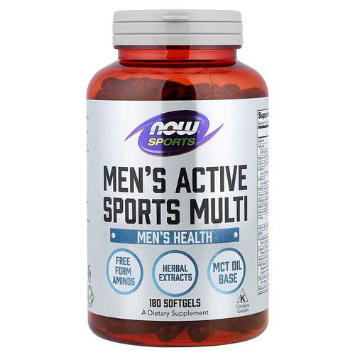 <img alt="NOW Foods, Sports, Mens Active Sports Multi, 180 Softgels" title="NOW Foods, Sports, Mens Active Sports Multi, 180 Softgels,733739038913"