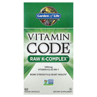 <img alt="Garden of Life, Vitamin Code, RAW K-Complex, 60 Vegan Capsules" title="Garden of Life, Vitamin Code, RAW K-Complex, 60 Vegan Capsules,658010116510"