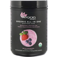 <img alt="VeganSmart, Organic All-In-One Nutritional Shake, Wild Berries, 18.76 oz (532 g)" title="VeganSmart, Organic All-In-One Nutritional Shake, Wild Berries, 18.76 oz (532 g),079911058059"