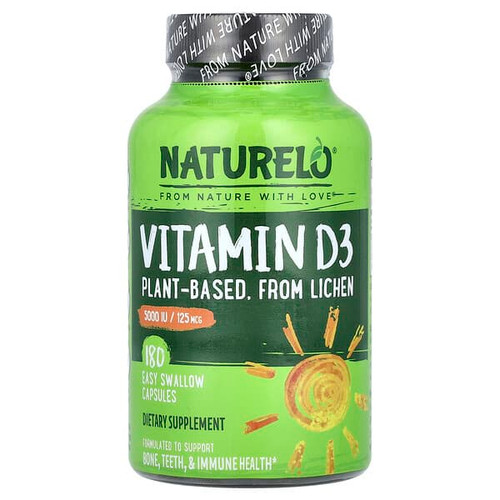 <img alt="NATURELO, Vitamin D3, 125 mcg (5,000 IU), 180 Easy Swallow Capsules" title="NATURELO, Vitamin D3, 125 mcg (5,000 IU), 180 Easy Swallow Capsules,628110628435"