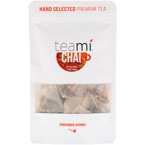 <img alt="Teami, Chai Tea Blend, 20 Tea Bags, 1.5 oz (44 g)" title="Teami, Chai Tea Blend, 20 Tea Bags, 1.5 oz (44 g),600291144249"