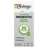 <img alt="Solaray, Mycrobiome Probiotic Weight Formula, 30 VegCaps" title="Solaray, Mycrobiome Probiotic Weight Formula, 30 VegCaps,076280693034"