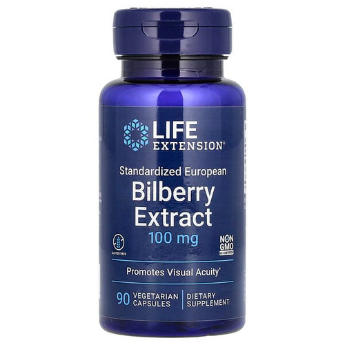 <img alt="Life Extension, Standardized European Bilberry Extract, 100 mg, 90 Vegetarian Capsules" title="Life Extension, Standardized European Bilberry Extract, 100 mg, 90 Vegetarian Capsules,737870187394"