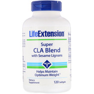 <img alt="Life Extension, Super CLA Blend with Sesame Lignans, 120 Softgels" title="Life Extension, Super CLA Blend with Sesame Lignans, 120 Softgels,737870818120"