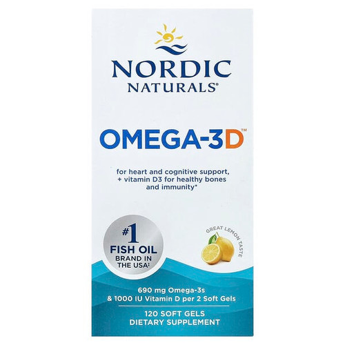 <img alt="Nordic Naturals, Omega-3D, Great Lemon, 120 Soft Gels" title="Nordic Naturals, Omega-3D, Great Lemon, 120 Soft Gels,768990027611"