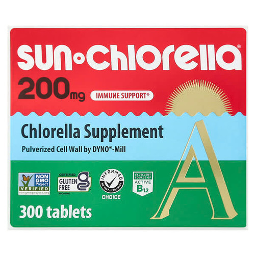 <img alt="Sun Chlorella, Chlorella Supplement, 200 mg, 300 Tablets" title="Sun Chlorella, Chlorella Supplement, 200 mg, 300 Tablets,029918011113"