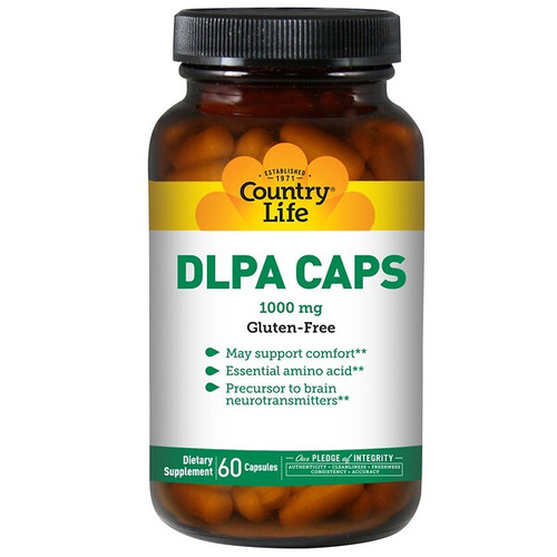 <img alt="Country Life, DLPA Caps, 1000 mg, 60 Capsules" title="Country Life, DLPA Caps, 1000 mg, 60 Capsules,015794013686"