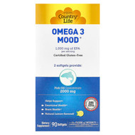 <img alt="Country Life, Omega 3 Mood, Natural Lemon, 90 Softgels" title="Country Life, Omega 3 Mood, Natural Lemon, 90 Softgels,015794041207"