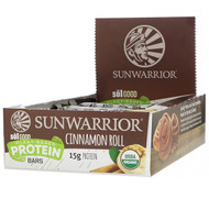 <img alt="Sunwarrior, Sol Good, Plant-Based Protein Bars, Cinnamon Roll, 12 Bars, 2.01 oz (57 g) Each" title="Sunwarrior, Sol Good, Plant-Based Protein Bars, Cinnamon Roll, 12 Bars, 2.01 oz (57 g) Each,814784026657"