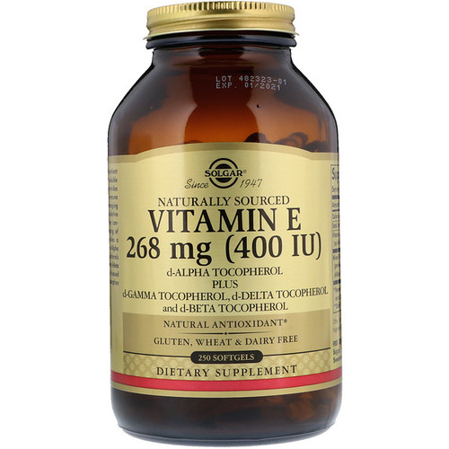 <img alt="Solgar, Natural Vitamin E, 400 IU, d-Alpha Tocopherol & Mixed Tocopherols 250 Softgels" title="Solgar, Natural Vitamin E, 400 IU, d-Alpha Tocopherol & Mixed Tocopherols 250 Softgels,033984035423"