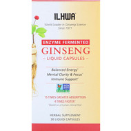 <img alt="Ilhwa, Enzyme Fermented, Ginseng, 30 Liquid Capsules" title="Ilhwa, Enzyme Fermented, Ginseng, 30 Liquid Capsules,696859055348"