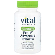 <img alt="Vital Nutrients, Hyperbiotics, Pro-15 Advanced Probiotic, 30 Vegan Tablets" title="Vital Nutrients, Hyperbiotics, Pro-15 Advanced Probiotic, 30 Vegan Tablets,9506000058542"