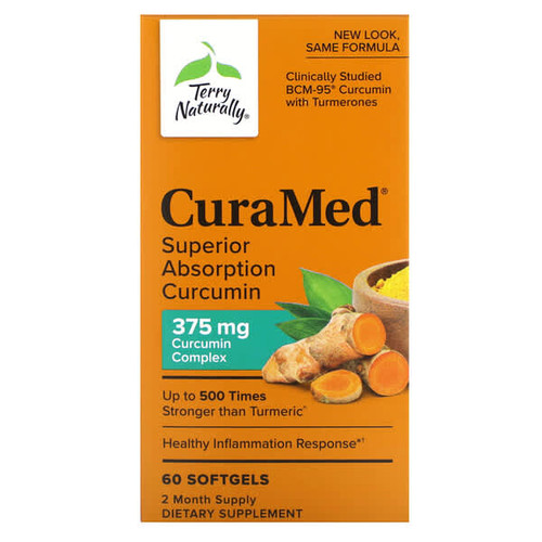 <img alt="Terry Naturally, CuraMed, Superior Absorption Curcumin, 375 mg, 60 Softgels" title="Terry Naturally, CuraMed, Superior Absorption Curcumin, 375 mg, 60 Softgels,367703402068"
