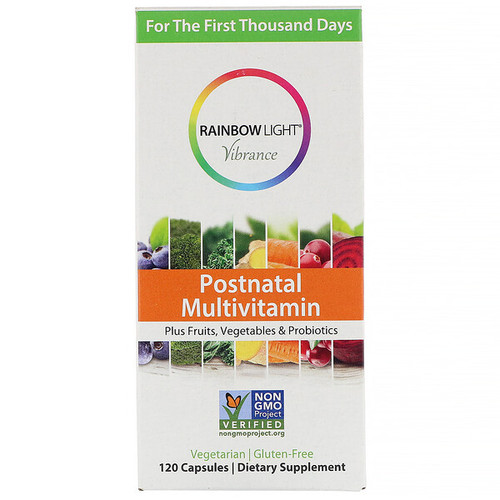 <img alt="Rainbow Light, Vibrance, Postnatal Multivitamin, 120 Capsules" title="Rainbow Light, Vibrance, Postnatal Multivitamin, 120 Capsules,021888781614"