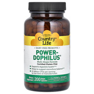 <img alt="Country Life, Power-Dophilus, 200 Vegan Capsules" title="Country Life, Power-Dophilus, 200 Vegan Capsules,015794030577"