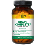 <img alt="Country Life, Grape Complete, Includes Pine Bark, 90 Veggie Caps" title="Country Life, Grape Complete, Includes Pine Bark, 90 Veggie Caps,015794073161"