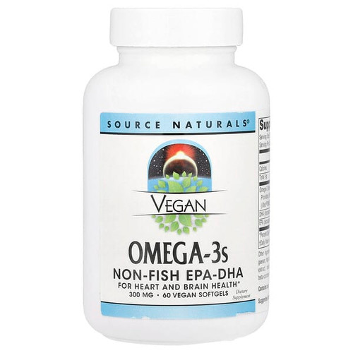 <img alt="Source Naturals, Vegan Omega-3s, Non-Fish EPA-DHA, 300 mg, 60 Vegan Softgels" title="Source Naturals, Vegan Omega-3s, Non-Fish EPA-DHA, 300 mg, 60 Vegan Softgels,021078024590"