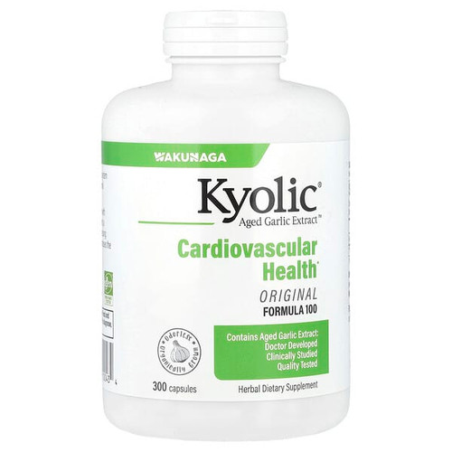 <img alt="Kyolic, Aged Garlic Extract, Cardiovascular Health, Original Formula 100, 300 Capsules (300 mg per Capsule)" title="Kyolic, Aged Garlic Extract, Cardiovascular Health, Original Formula 100, 300 Capsules (300 mg per Capsule),023542100434"