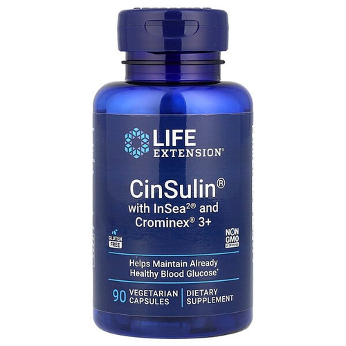 <img alt="Life Extension, CinSulin with InSea2 and Crominex 3+, 90 Vegetarian Capsules" title="Life Extension, CinSulin with InSea2 and Crominex 3+, 90 Vegetarian Capsules,737870150398"