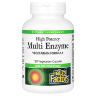 <img alt="Natural Factors, High Potency, Multi Enzyme, 120 Vegetarian Capsules" title="Natural Factors, High Potency, Multi Enzyme, 120 Vegetarian Capsules,068958017464"