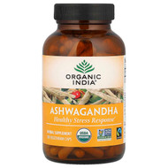 <img alt="Organic India, Ashwagandha, 180 Vegetarian Caps (400 mg per Capsule)" title="Organic India, Ashwagandha, 180 Vegetarian Caps (400 mg per Capsule),801541512461"