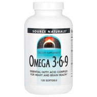 <img alt="Source Naturals, Omega 3-6-9, 120 Softgels" title="Source Naturals, Omega 3-6-9, 120 Softgels,021078023180"