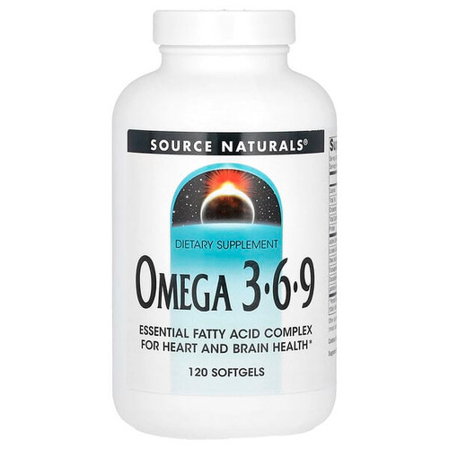 <img alt="Source Naturals, Omega 3-6-9, 120 Softgels" title="Source Naturals, Omega 3-6-9, 120 Softgels,021078023180"