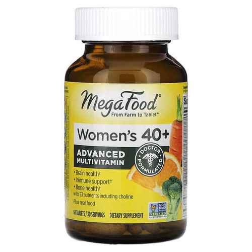 <img alt="MegaFood, Womens  40+, Advanced Multivitamin, 60 Tablets" title="MegaFood, Womens  40+, Advanced Multivitamin, 60 Tablets,051494103210"