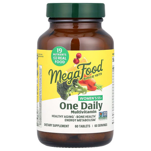 <img alt="MegaFood, Womens 55+, One Daily Multivitamin, 60 Tablets" title="MegaFood, Womens 55+, One Daily Multivitamin, 60 Tablets,051494103524"