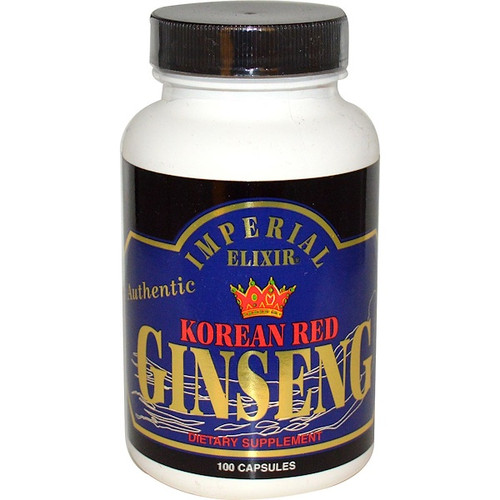 <img alt="Imperial Elixir, Korean Red Ginseng, 100 Capsules" title="Imperial Elixir, Korean Red Ginseng, 100 Capsules,715783384987"