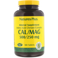 <img alt="Natures Plus, Cal/Mag, 500/250 mg, 180 Tablets" title="Natures Plus, Cal/Mag, 500/250 mg, 180 Tablets,097467033641"