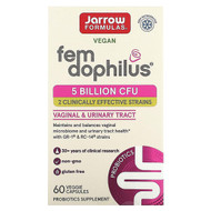 <img alt="Jarrow Formulas, Fem Dophilus, 5 Billion CFU, 60 Veggie Capsules" title="Jarrow Formulas, Fem Dophilus, 5 Billion CFU, 60 Veggie Capsules,790011030300"