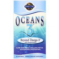 <img alt="Garden of Life, Oceans 3, Beyond Omega-3 with OmegaXanthin, 60 Softgels" title="Garden of Life, Oceans 3, Beyond Omega-3 with OmegaXanthin, 60 Softgels,658010113854"
