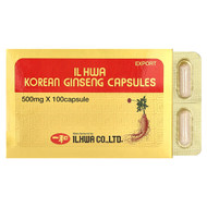 <img alt="Ilhwa, Korean Ginseng, 500 mg, 100 Capsules" title="Ilhwa, Korean Ginseng, 500 mg, 100 Capsules,8801223207410"