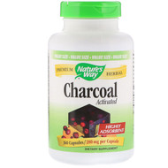 <img alt="Natures Way, Charcoal, Activated, 280 mg, 360 Capsules" title="Natures Way, Charcoal, Activated, 280 mg, 360 Capsules,033674119501"