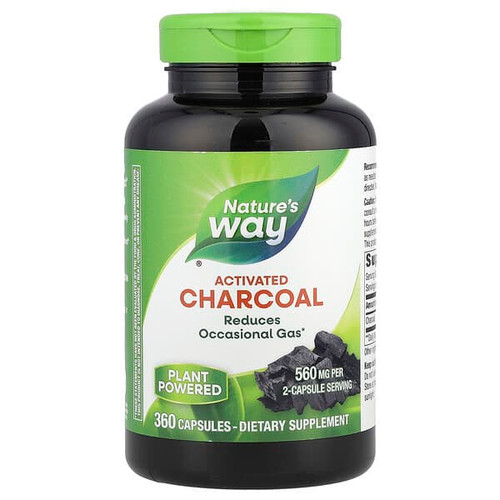 <img alt="Natures Way, Activated Charcoal, 360 Capsules (280 mg per Capsule)" title="Natures Way, Activated Charcoal, 360 Capsules (280 mg per Capsule),033674119501"